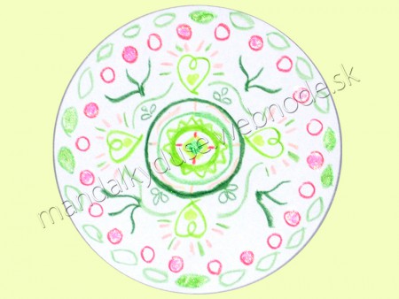 Mandala štvrtej čakry